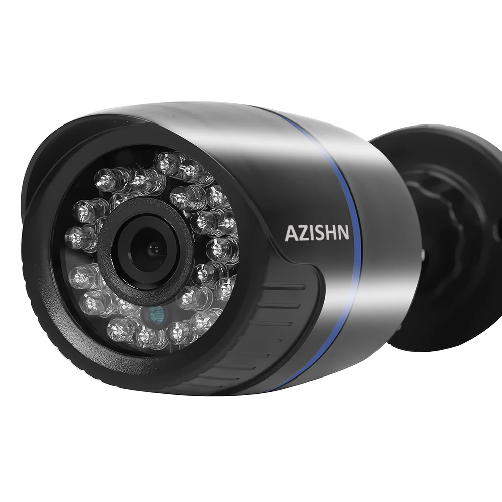 AZISHN HD 720P 960P 1080P ip-камера, аудио вход, внешний микрофон, для безопасности, уличная камера, IP аудио, ONVIF P2P IP Cam