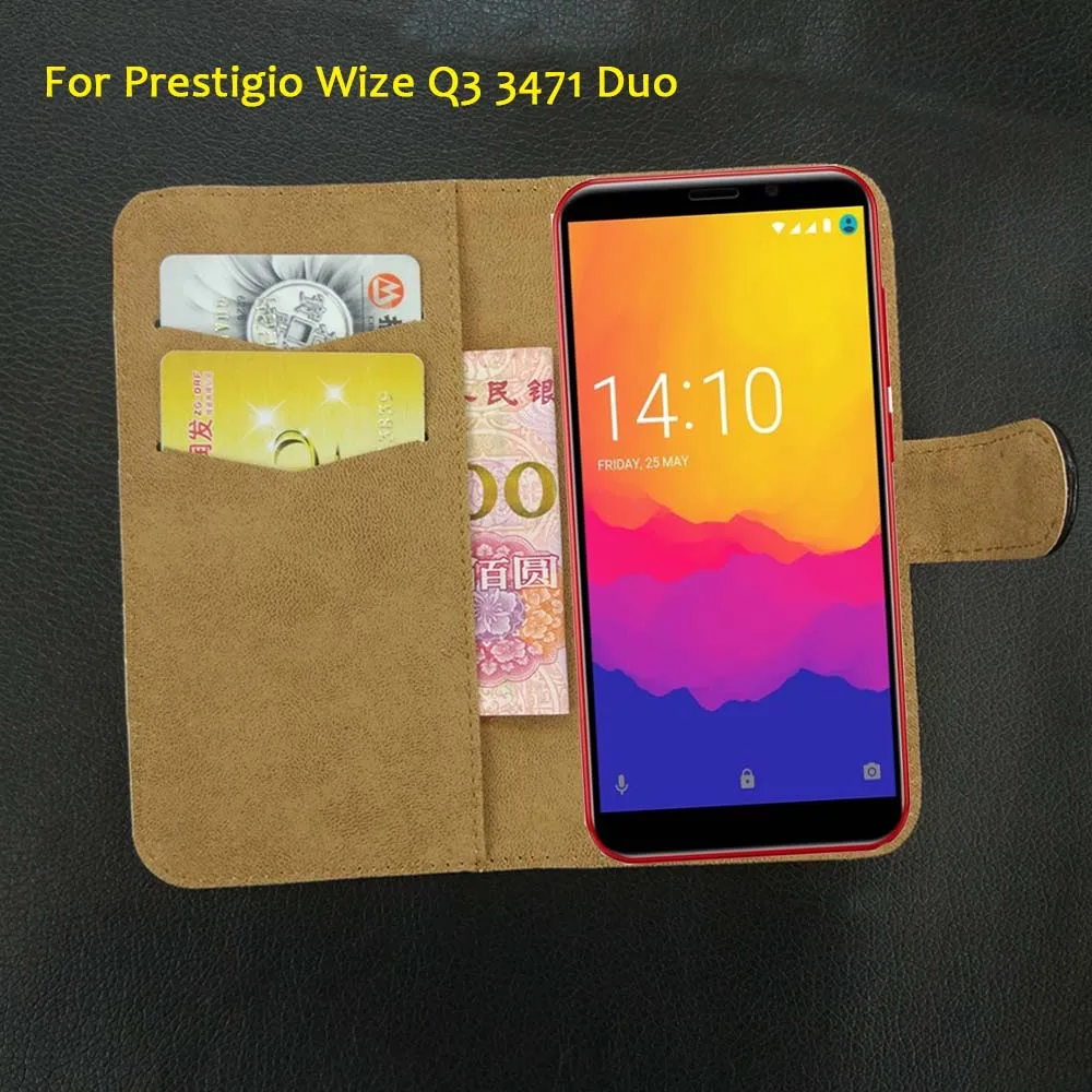 6 Colors Super!! Prestigio Wize Q3 3471 Duo Case Flip Leather Luxury ...