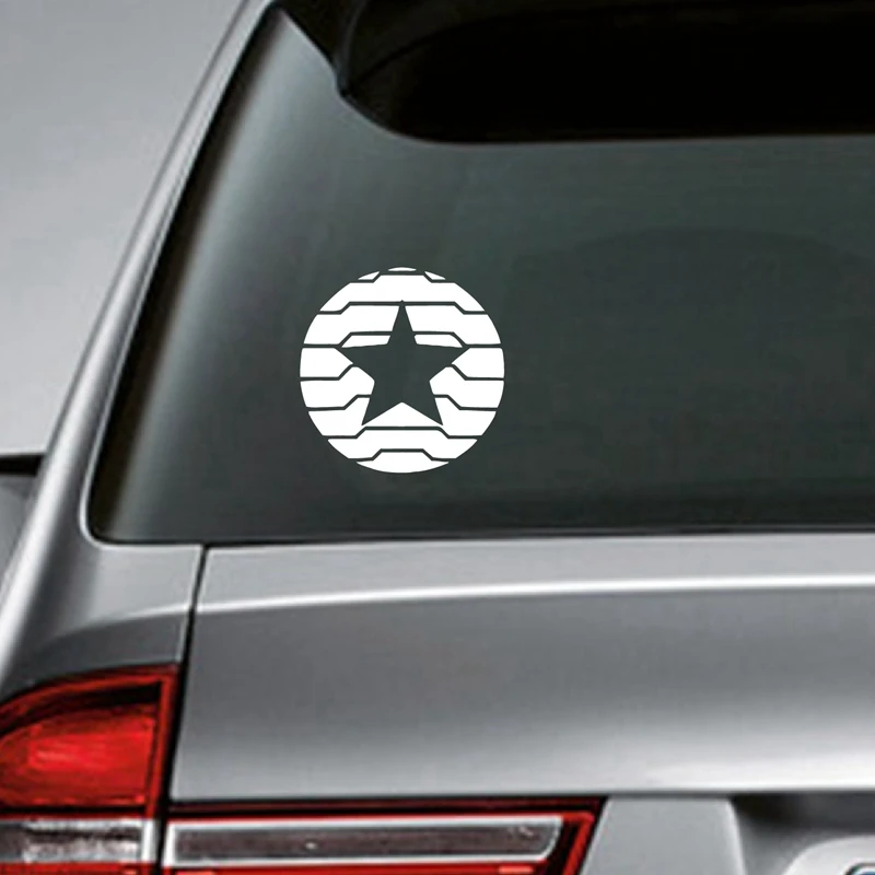 Star Wars Decal Bucky Barnes Vinyl Sticker Car Decor , Super Hero Decals For Apple Macbook Pro / Air Laptop Decoration Star Wars Decal Bucky Barnes Vinyl Sticker Car Decor , Super Hero Decals For Apple Macbook Pro / Air Laptop Decoration