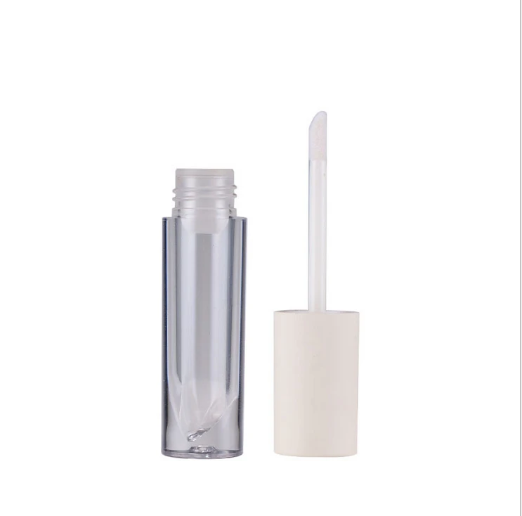 

100pcs/lot White color 4ml Empty Lip gloss Tube Handmade lipstick containers small plastic bottles