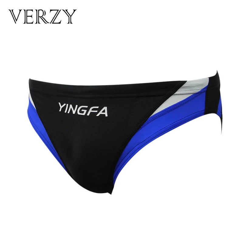 Sports Brand Men's swim briefs Fancy Diving Drawstring Mens swim trunks