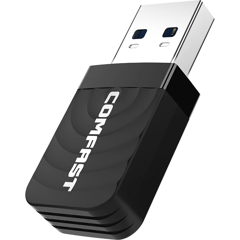 Comfast Высокоскоростной USB 3,0 беспроводной Wifi адаптер двухдиапазонный 2,4+ 5 ГГц 1300 Мбит/с 802.11AC 802,11 a/b/n/g/ac с антеннами Wi-fi