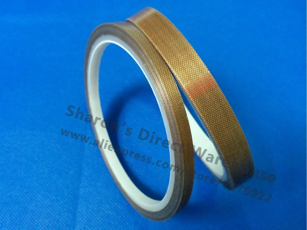 (10 meters/roll), (5mm100mm Choose) Adhesive Teflon Tape, High