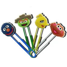 4 шт./компл. мультфильм Улица Сезам цифры закрепить зажим для бумаги школьные принадлежности DIY украшения для детей Подарки