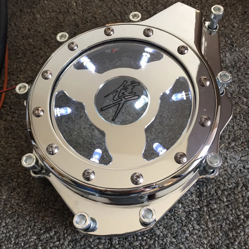 Aftermarket free shipping motorcycle parts Glass see through Engine