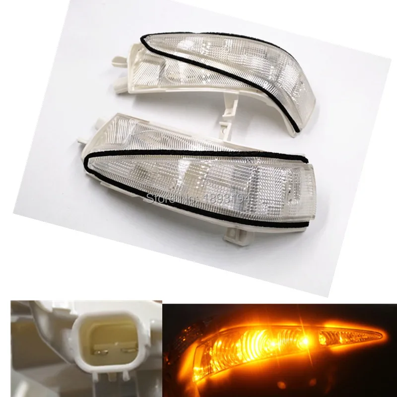 Set Left & Right Rearview mirror LED turn signal Flasher light lamp ...