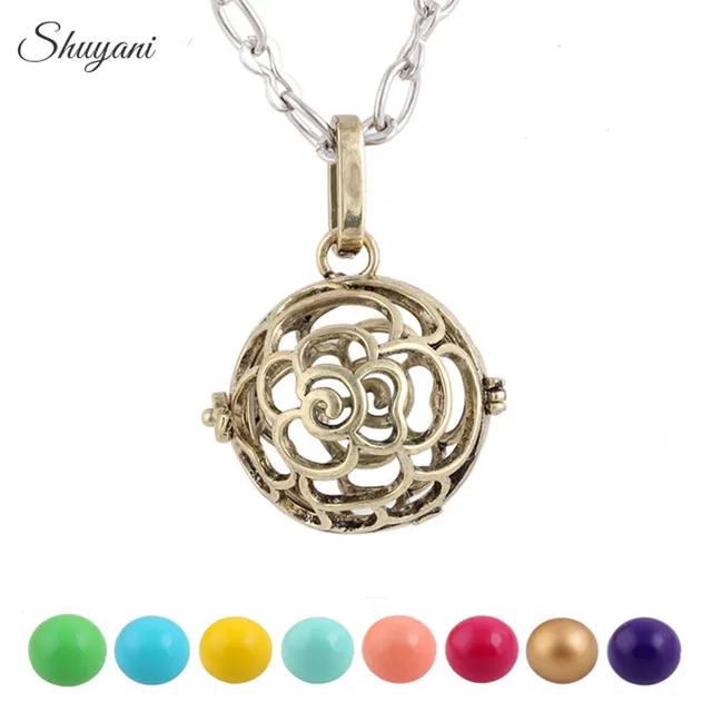 1PC!! Fashion Antique Gold Hollow Cage Colorful Harmony ...
