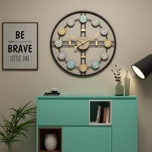 Relojes creativos de pared europeos, modernos relojes 3d grandes de hierro para decoración del hogar, productos más vendidos en 2018, decoración del hogar vintage