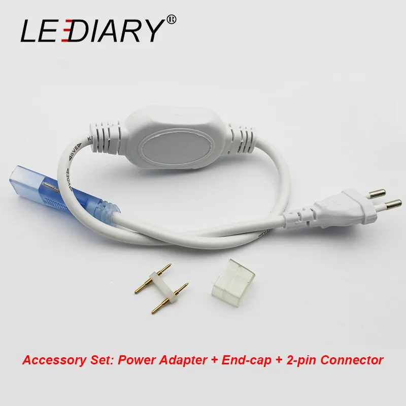 Hinnixy LED IP67 водонепроницаемая Регулируемая полоска лампа 220В Теплая/холодная белая