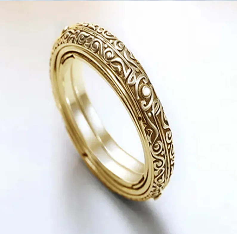 Astronomical Sphere Ball Ring Open Locket Cosmic Finger Ring for Women Men Gold/Sliver Couple Lover Jewelry Accessories