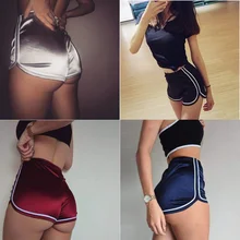 Сексуальные уличные шорты для спорта для фитнеса Для Йоги летние спортивные шорты Женский тренажерный зал Йога короткие теплые брюки