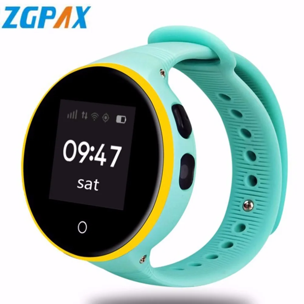 

GPS accurate positioning child Smart Watch ZGPAX S669 SIM Card SOS Pedometer LBS camera waterproof For android IOS