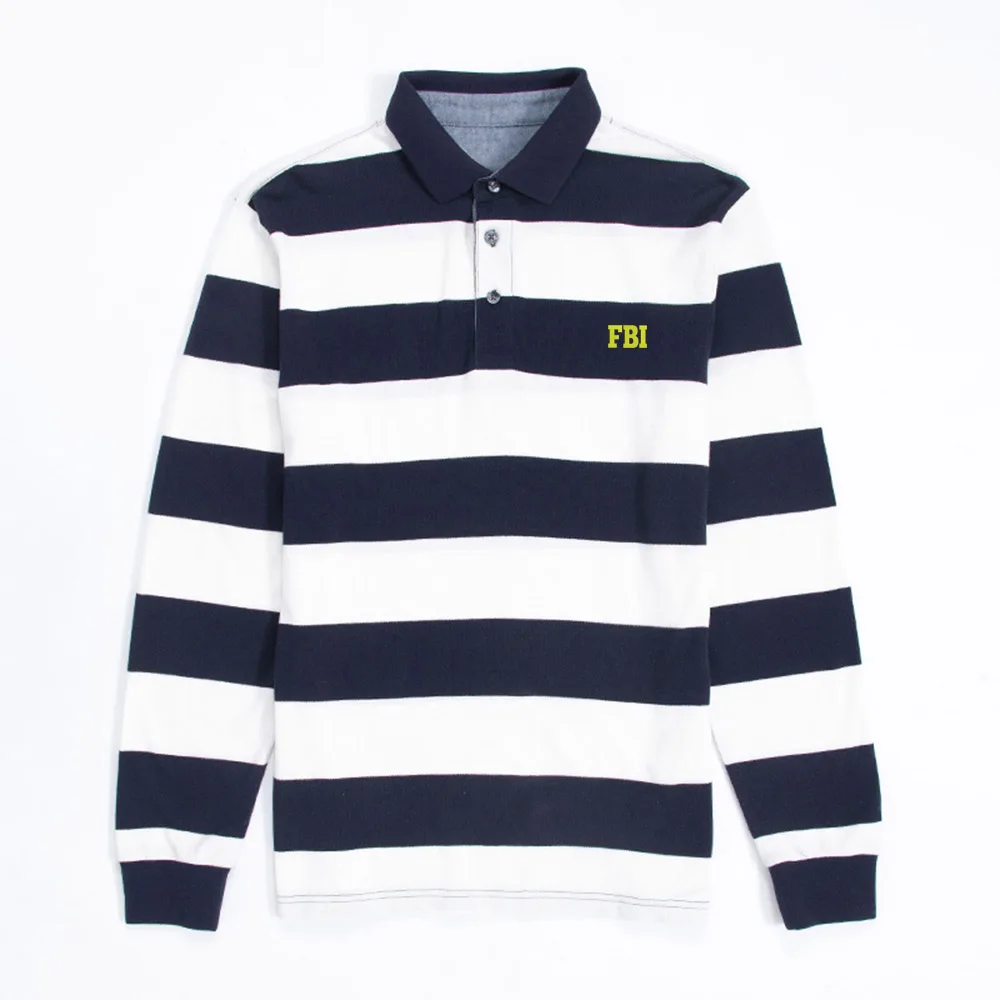 striped polo shirt long sleeve
