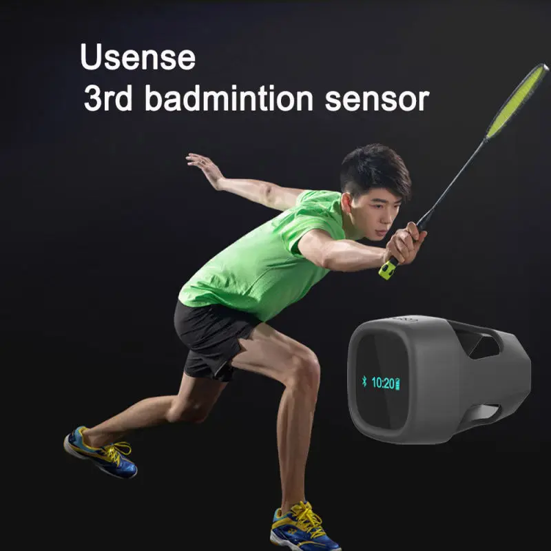 Free shipping!Usense 2-In-1 Smart Badminton Sensor Wrist Watch Training Swing Sk