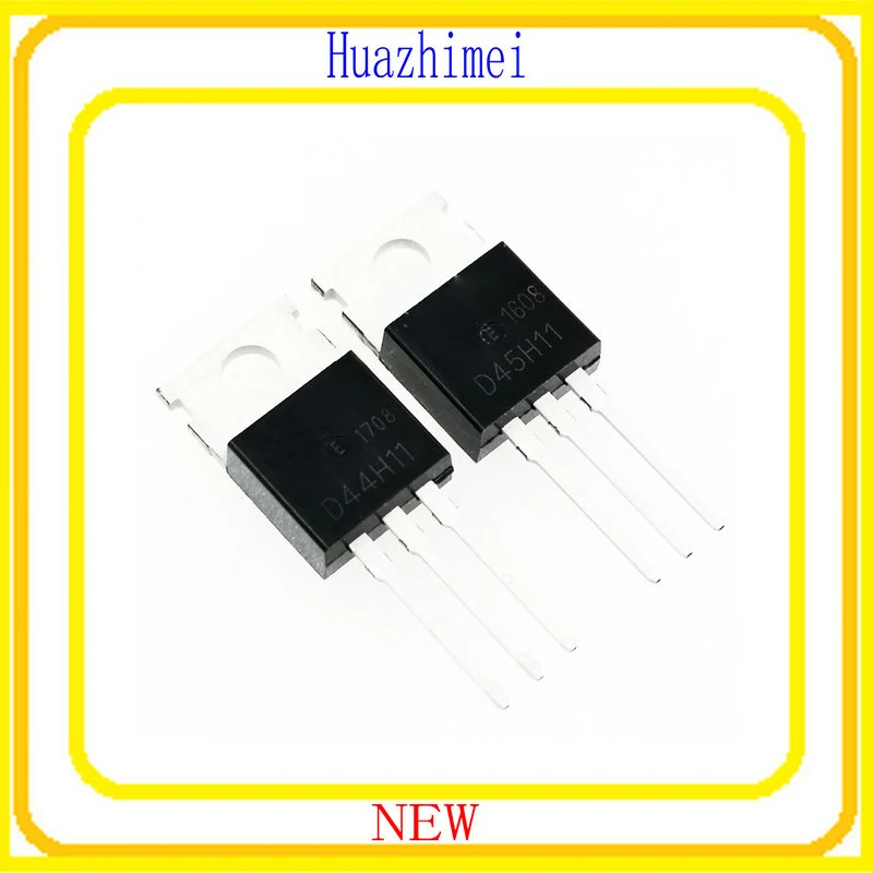 

10PCS New D45H11 D44H11 TO-220