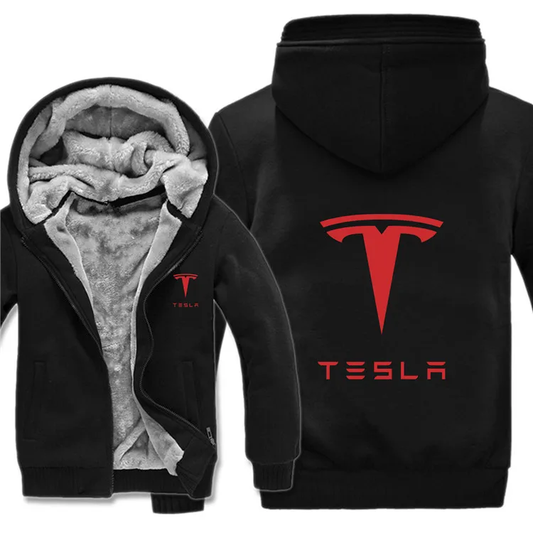 Зимние толстовки с капюшоном «Tesla» мужские модные пальто шерсть подклад куртки толстовки с теслой капюшоном мужские пальто HS-013 - Цвет: as picture