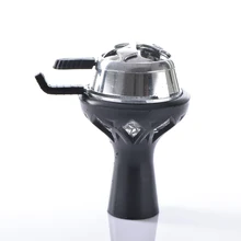 Стеклянные силиконовые кальянные чаши с двойной ручкой табак для кальяна чаша держатель для угля Sheesha кальян наргиле аксессуары для водопровода