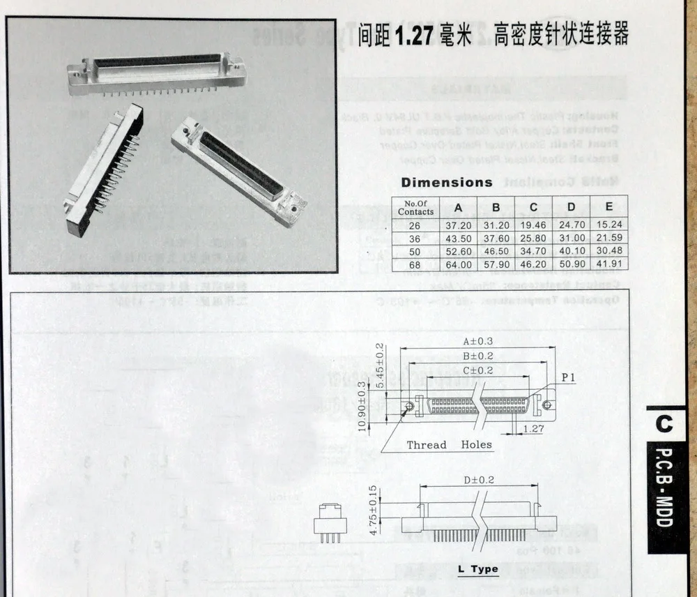 Крепление на din рейку 100 pin полушаг/0 05 &quotFemale Модуль интерфейса DSUB SCSI|mount rail|din mounting