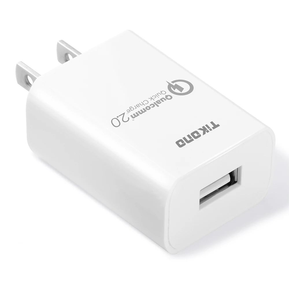 

Tikono Phone USB Charger Quick Charge 2.0 USB Travel Charger Adapter Smart Fast Charger For iPhone Samsung Xiaomi iPad Tablet