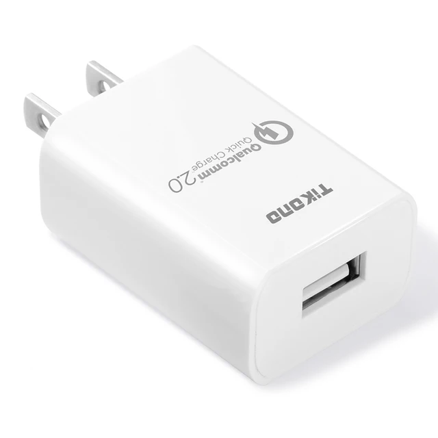 Best Price Tikono Phone USB Charger Quick Charge 2.0 USB Travel Charger Adapter Smart Fast Charger For iPhone Samsung Xiaomi iPad Tablet Best Price Tikono Phone USB Charger Quick Charge 2.0 USB Travel Charger Adapter Smart Fast Charger For iPhone Samsung Xiaomi iPad Tablet