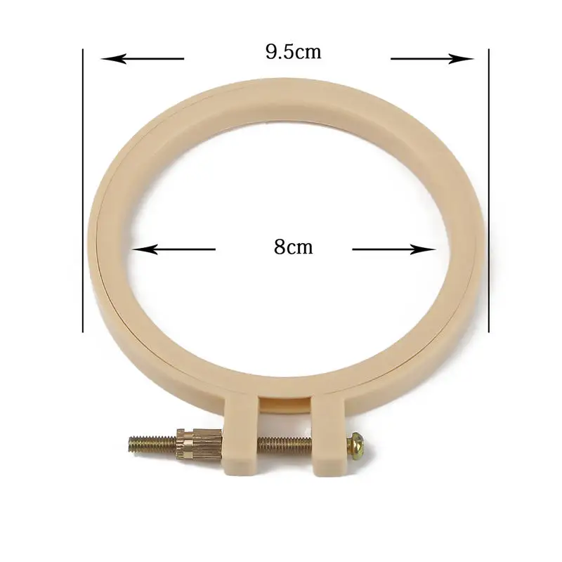 1 шт./лот, 9-27,5 см, пластиковая рамка, кольцо для вышивки, сделай сам, устройство для вышивки крестом, круглая петля, ручные бытовые швейные инструменты - Цвет: 9.5cm