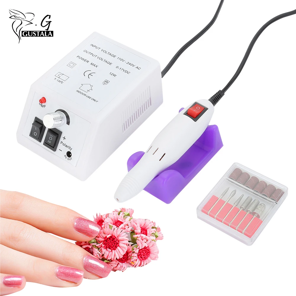

20000RPM Electric Manicure Drills Accessories Pedicure Tools Files Nail Art Tools Polisher Grinding Glazing Machine AC 110-240V