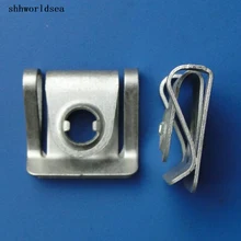 shhworldsea 100pcs bolts car clips and fastener Engine under guard nut for audi for VW passat