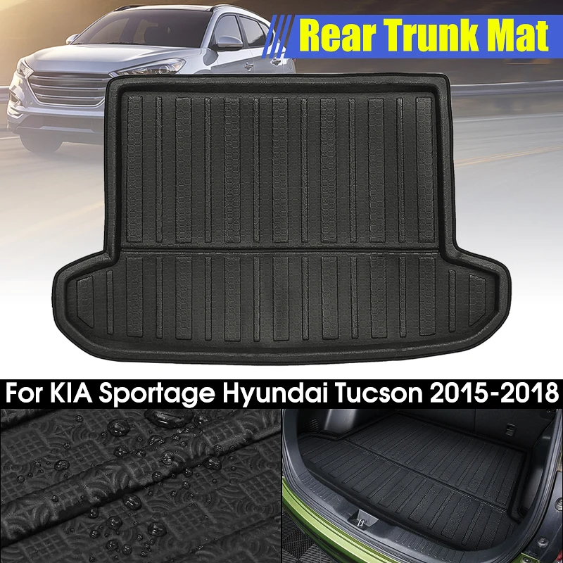 Rear Cargo Boot Liner Trunk Floor Mat Tray Carpet Mats Mud Kick for KIA