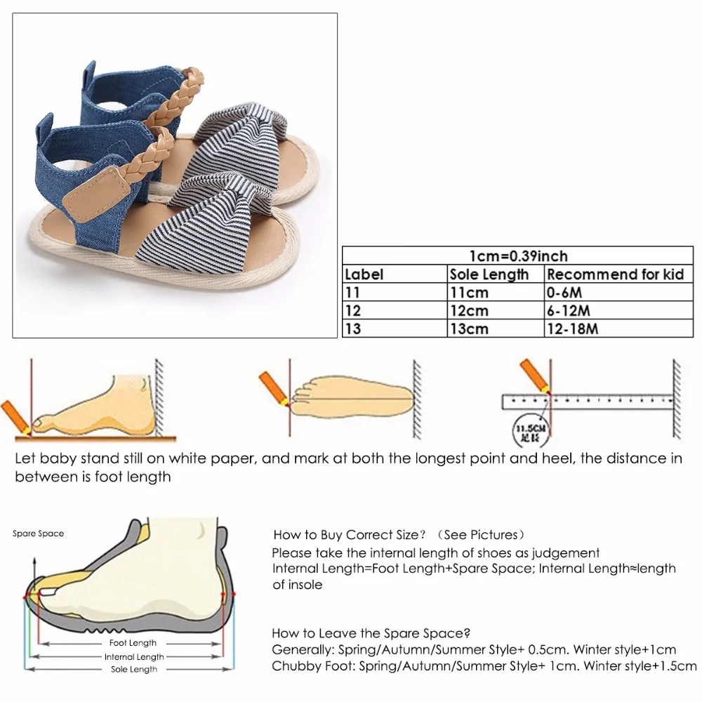 Puseky/сандалии для маленьких девочек; детская обувь; летние хлопковые парусиновые сандалии в горошек с бантом для маленьких девочек; обувь для новорожденных; пляжные сандалии Playtoday