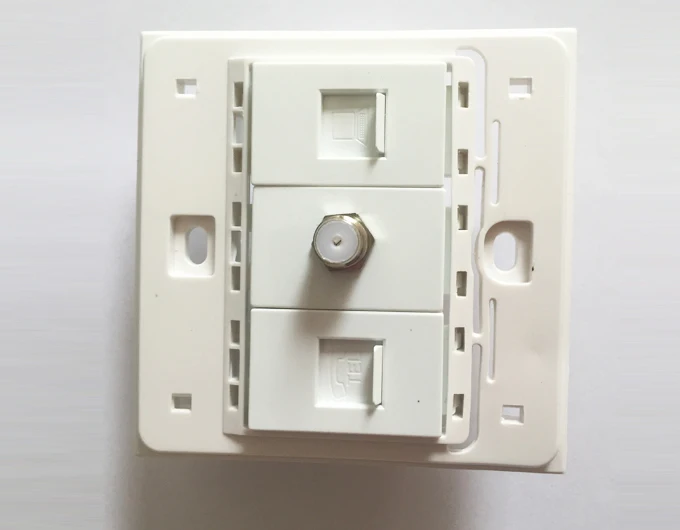 86 style socket RJ45+ TV + RJ11 pic 2
