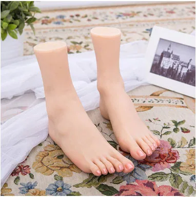 

Free Shipping!! Best High Level Silicone Lifelike Foot Mannequin Lifelike Foot Model On Sale