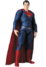 DC Superman SHF SHFiguarts Medicom Toy MAFEX 057 PVC Action Figure Juguetes Model Doll Kids Toys Figurine 17CM