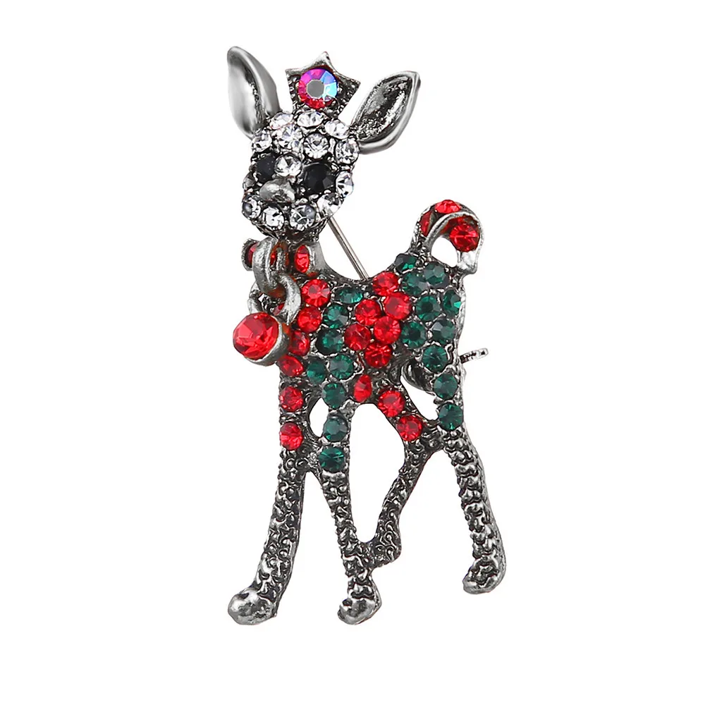

Retro Cute Christmas Deer Brooch High-Grade Exquisite Christmas Series Brooch Brooch New Xmas Fashion women Gifts