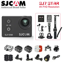 Оригинальная Экшн-камера SJCAM SJ7 STAR Ambarella 4K Ultra HD WiFi DVR Автомобильная камера для подводной съемки Водонепроницаемая мини-видеокамера Дрон
