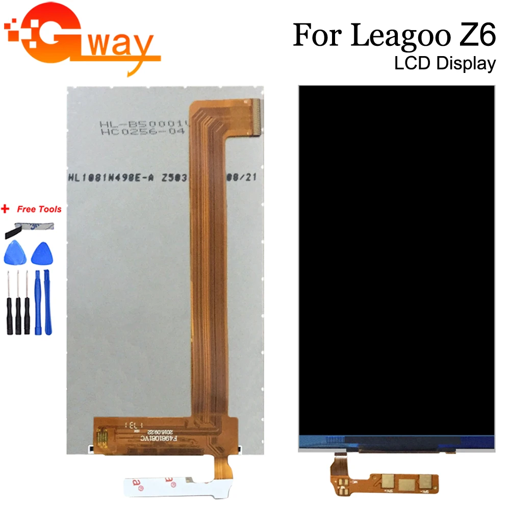 

FSTGWAY For 4.97" Leagoo Z6 LCD Display Mobile Phone Accessories LCD Only For Leagoo Z6 With Tools And Adhesive
