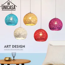 Modern Ceiling Lamp Hollow Wrought Aluminum Colorful Pendant Lights Vintage American Country Bar Lighting Kitchen Island Office kitchen island lamps modern ceiling lamp vintage bar pendant lights loft wrought aluminum metal lighting fixtures for one pic
