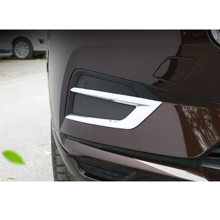 Подходит для Volvo XC60 2018 ABS хромированный автомобильный передний противотуманный