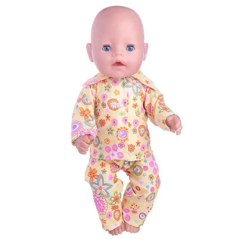 Женские пижамы с принтом для Америки 43 см аксессуары кукол|dolls accessories|baby bornaccessories