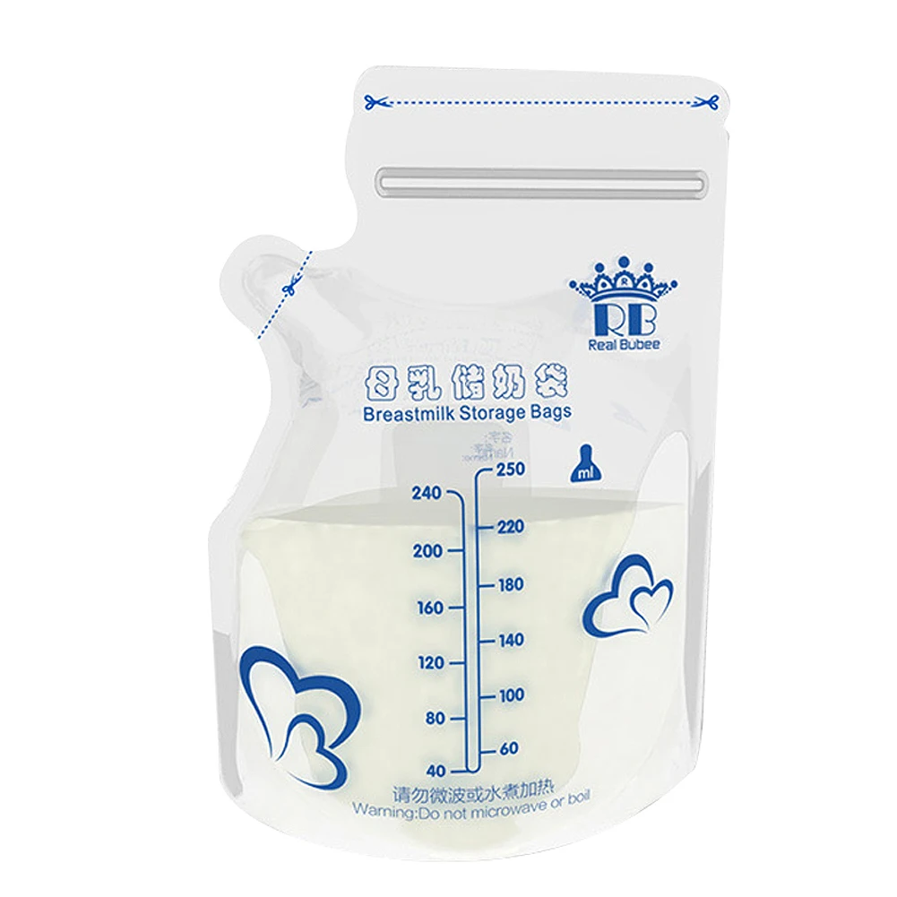 30 шт 250 мл контейнер для заморозки молока сумки молоком матери контейнер для детского питания хранение грудного молока сумка BPA бесплатно