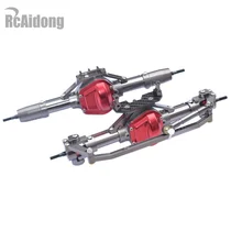 High Quality 1/10 Rc Car Complete Alloy Front And Rear Axle CNC Machined for 1:10 Rc Crawler AXIAL SCX10 RC4WD D90 Truck