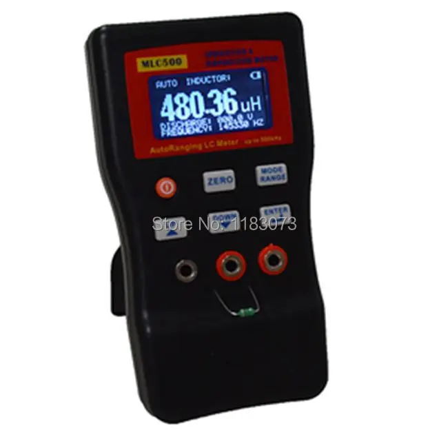 

High Precision Digital Capacitance Inductance Meter Auto-ranging Component Tester 500KH LC RC Oscillation Inductance Multimeter