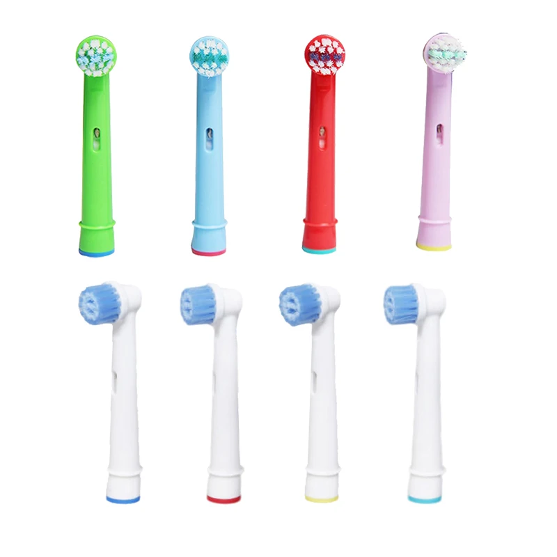 8x Electric Toothbrush Heads For Oral B Pro Kids Stage Health EB10 4 Child Children Age 3