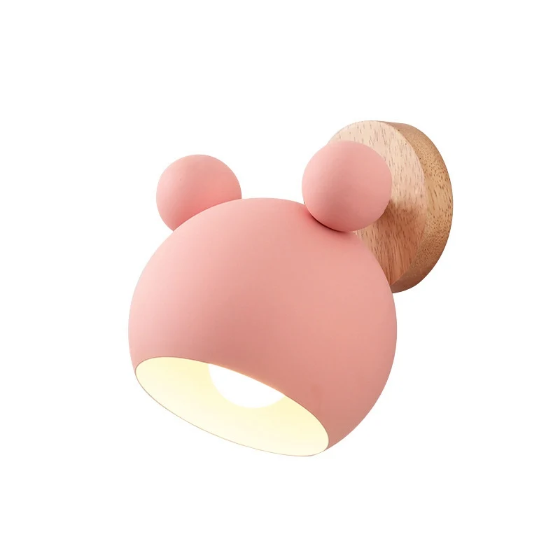 LED Creative Cartoon Nordic Wall Lamp for Children Study Reading Bedside Bedroom Aisle Hotel Wall Light Home Decoration Light (4)