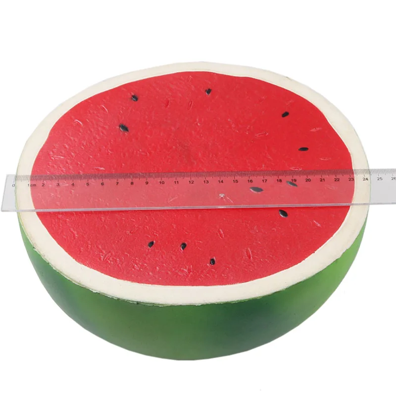 22.5cm Giant Squishy Watermelon Slow Rising Squash Simulation Fruits Toy Relief Antistress Stretchy Scented Children Toys Boys