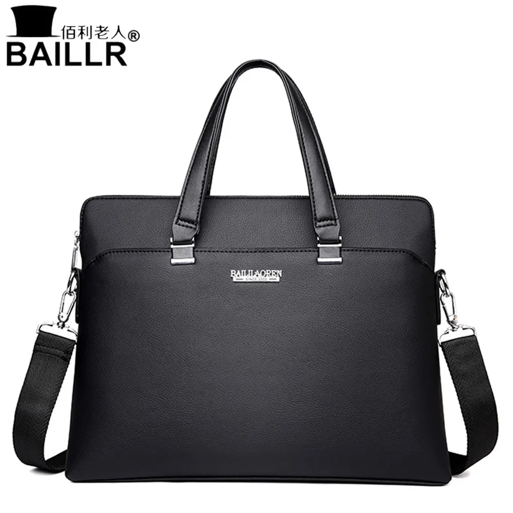 

High Quality Leather Men Tote Bags Business Shoulder Bag Fashion Handbags Male Laptop Briefcase Travel Bags Men's Messenger Bag