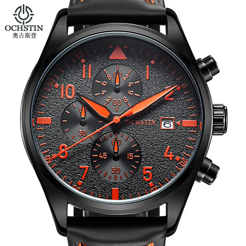 OCHSTIN Watch Men Chronograph Date Luminous Quartz Watch Mens Watches font b Top b font font