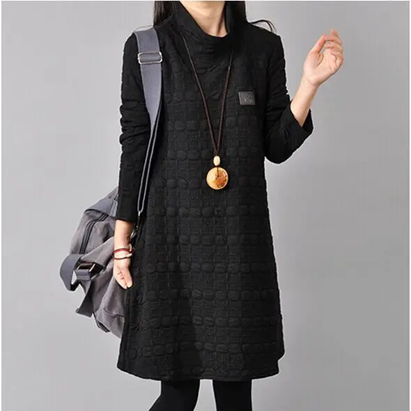 turtleneck maternity gown