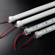 10 шт.* 50 см с фабрики 50 см DC 12 В 36 SMD 5630 Светодиодный Жесткая светодиодная лента бар свет с U алюминиевый корпус+ крышка ПК