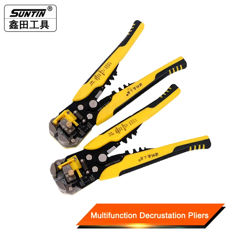 205mm Automatic Decrustation Pliers Multifunctional Electrical Wire Stripper Tools Cable Wires ...