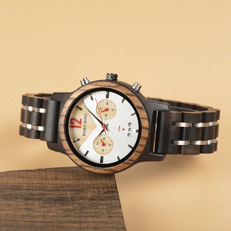 Часы BOBO BIRD Lover's Watch деревянные кварцевые наручные часы женские relogio masculino